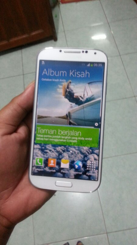 wts galaxy s4 GT-I9500 white SEIN murahh
