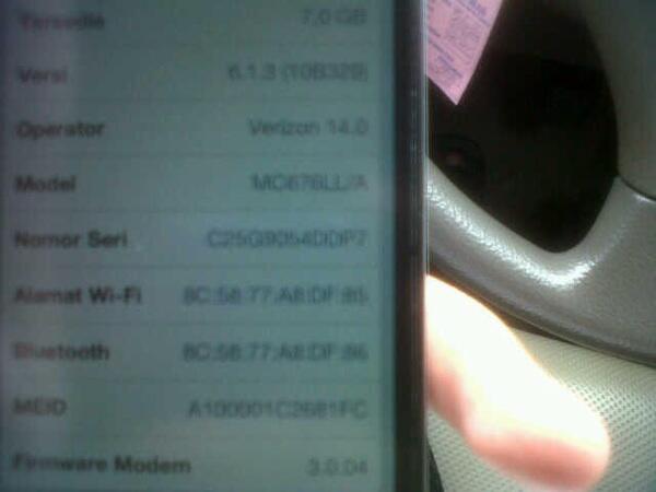 I phone 4 cdma 16gb black murah