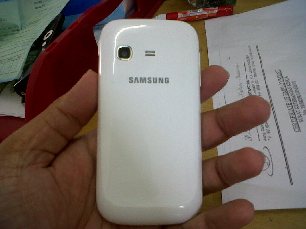 jual samsung galaxy chat putih / white