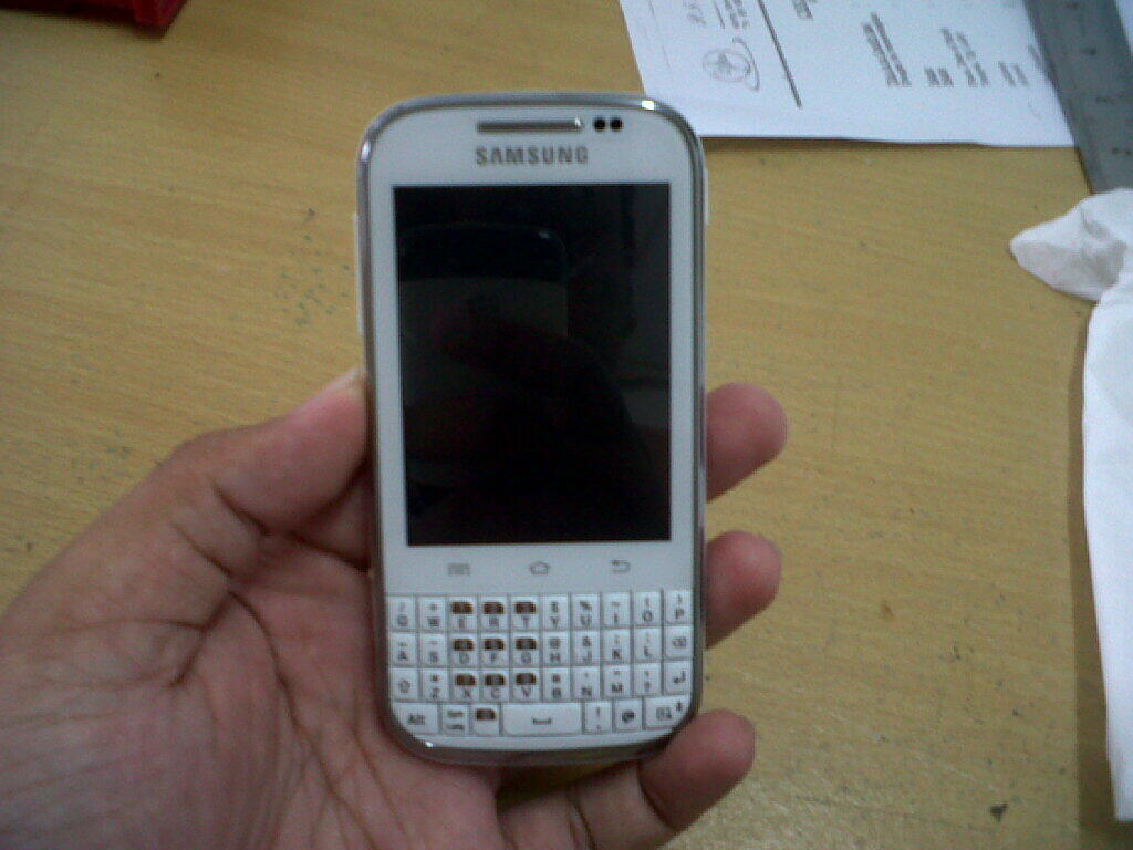 jual samsung galaxy chat putih / white