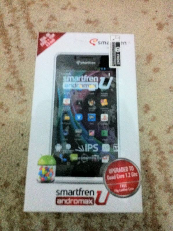 Smartfren Andromax U -LE ( Limited edition ) White Fullset Garansi panjang Bandung
