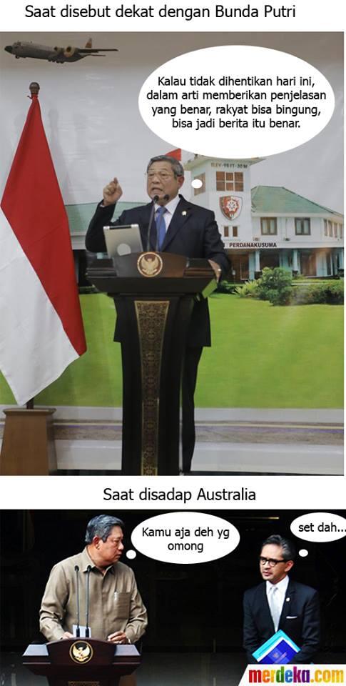 Sikap SBY soal Bunda Putri dengan Australia