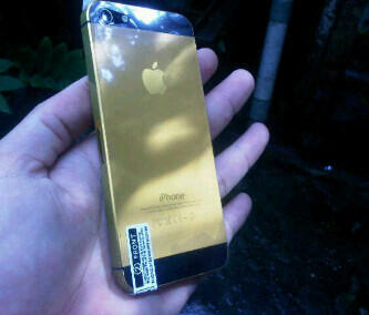 WTS replika iphone 5 gold series white n black ready kembali