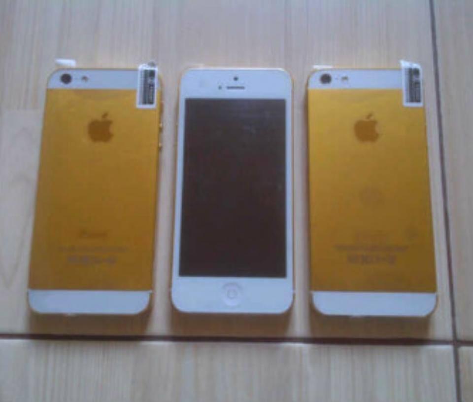 WTS replika iphone 5 gold series white n black ready kembali