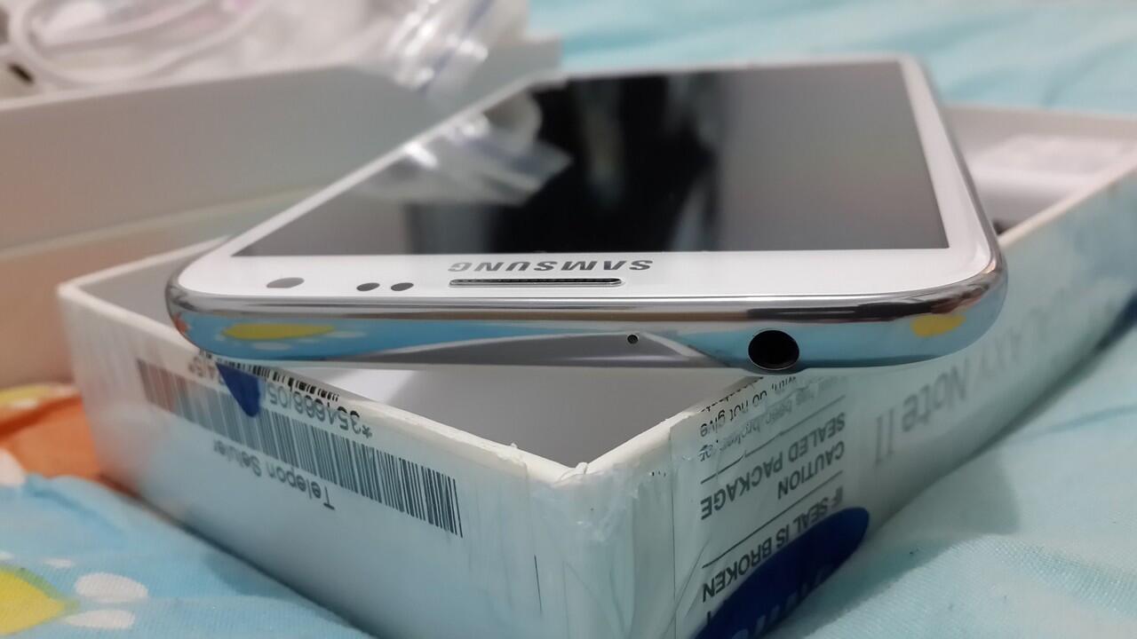 JUAL Samsung Galaxy Note 2 White 16gb ORI, Lengkap, Super Mulus