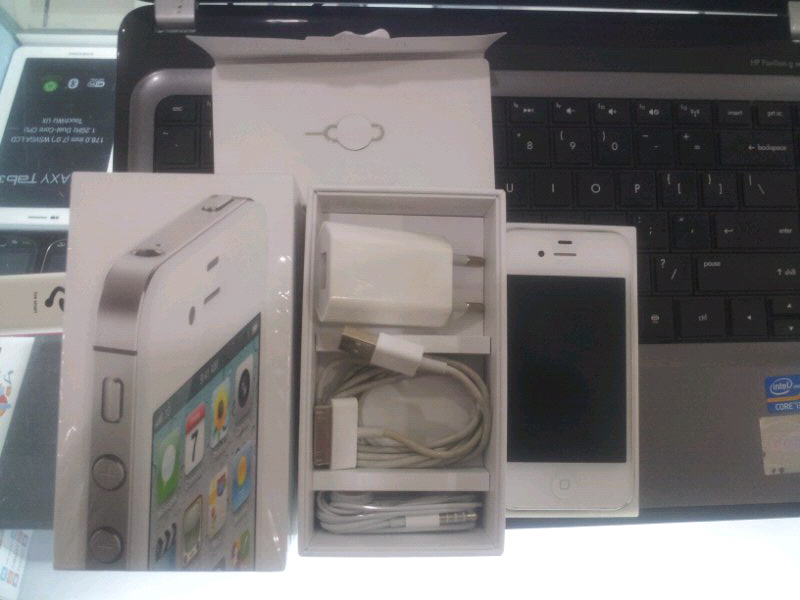 Iphone 4s White Exs Garansi Resmi Bandung