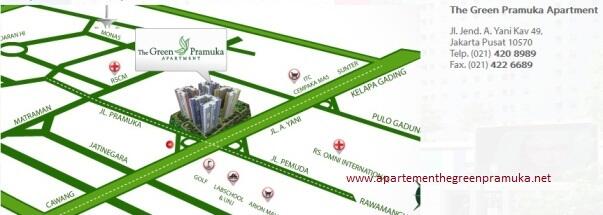 green pramuka city apartemen