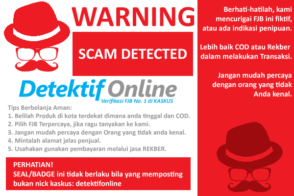 Detektif Online - Verifikasi FJB No. 1 di Kaskus