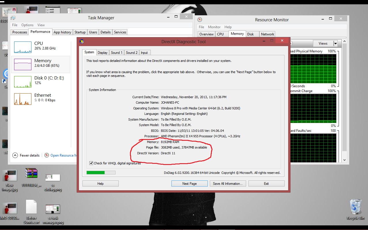 Tolong di bantu gan, saya make Windows 8 64 bit ram terbaca 4 giga dari 8