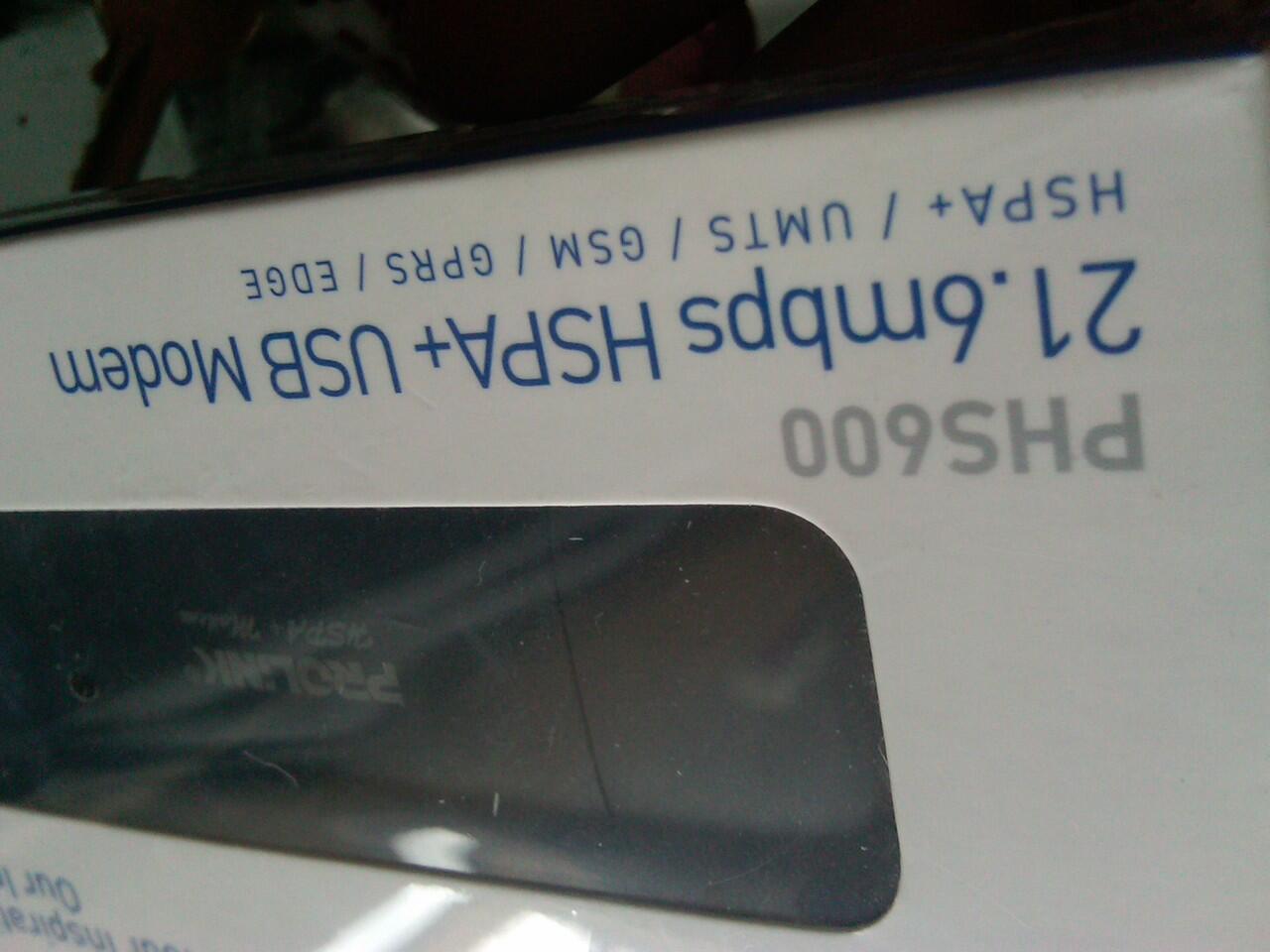 NEW modem Prolink PHS 600 21,6 mbps SOLO MURAH