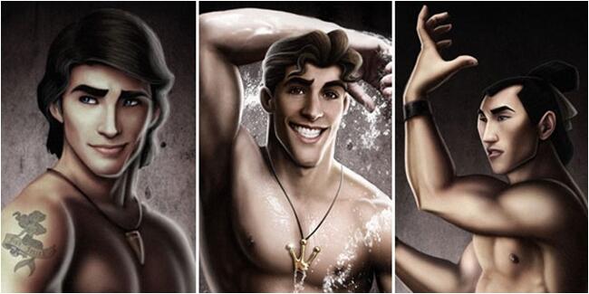 Hot! 5 Pangeran Disney Dengan Pose Menantang Dan Macho