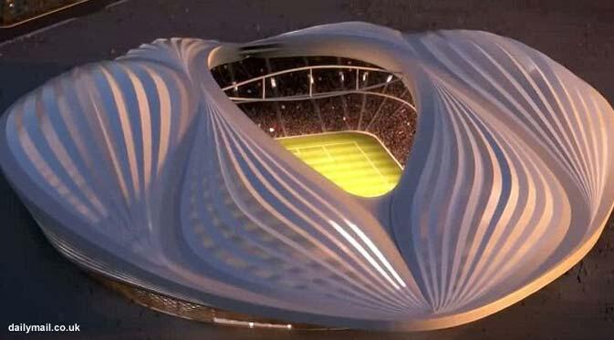 Stadion Al Wakrah di Qatar Ini Sekilas Mirip Vagina