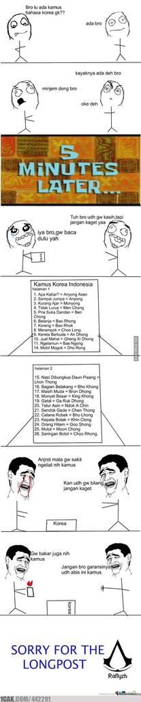 Kamus Korea gan (Jaminan Ngakak)