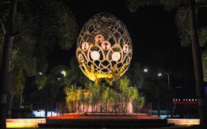 telur terbesar di dunia (rumah sama pohon mah lewat)