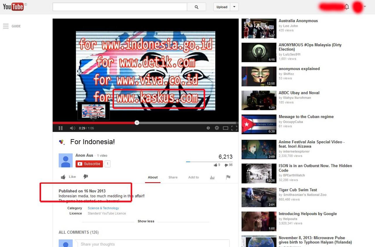 KASKUS Menjadi Target Serangan Hacker Australia???