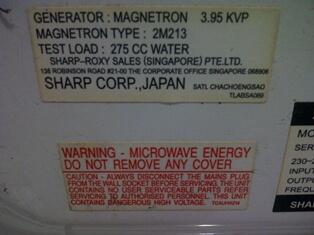 Microwave Sharp R-248J (S) (Depok)
