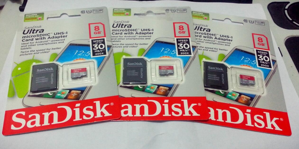 Terjual SANDISK Micro SDHC Mobile Ultra 8GB Class 10 | KASKUS