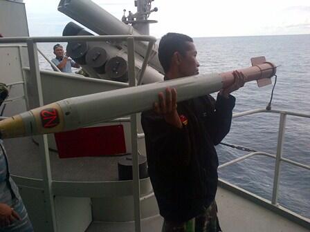 KRI Malahayati-362 Siaga Di Perbatasan Selatan Indonesia