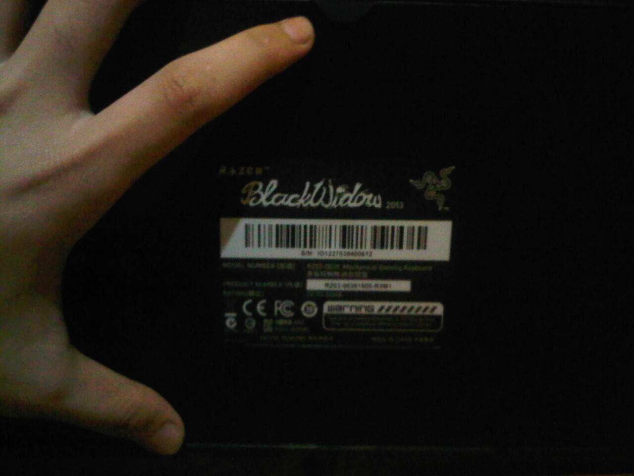 WTS> Razer Blackwidow T2 2nd