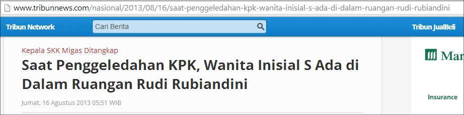 Selingkuhnya Rudi Rubiandini, Pengalihan Isu Suap SKK Migas?