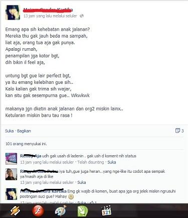 Satu lagi,orang yang ingin cepat terkenal dengan jalan yang ekstrim