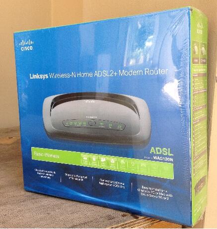 Dijual Wireless-N Home ADSL2+ Modem Router (WAG120N)
