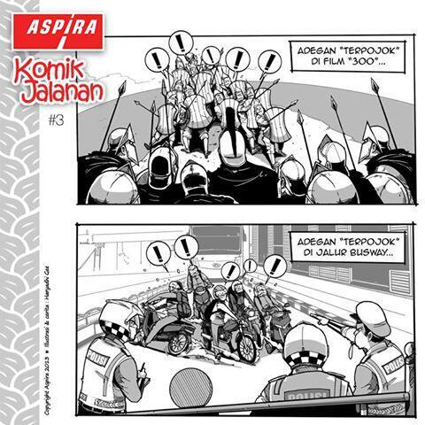 &#91;HOT&#93; Foto Kendaraan Yang Masuk Jalur Busway
