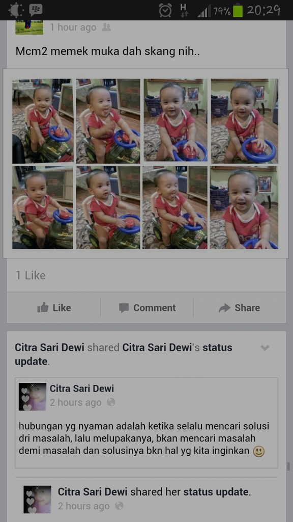 orang malay bikin status FB #mirisngakak