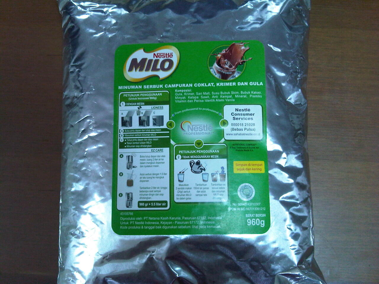 Nestle Profesional - Milo 960 gr