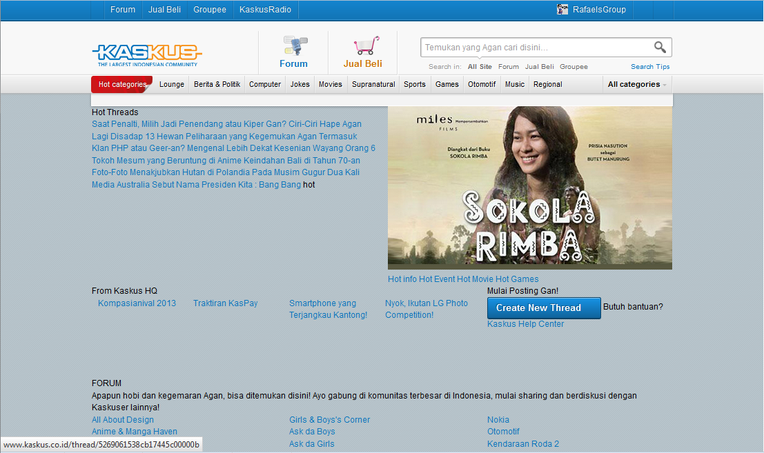 Help Gan... tampilan kaskus ane kok jadi aneh??