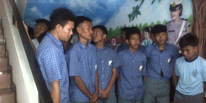 &#91;SMK Porti VS SMK Barat Trikora&#93; Polisi Gagalkan 23 Pelajar yang Berencana Tawuran