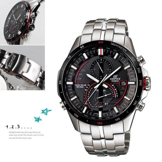 jam tangan casio edifice chronograph wr100m