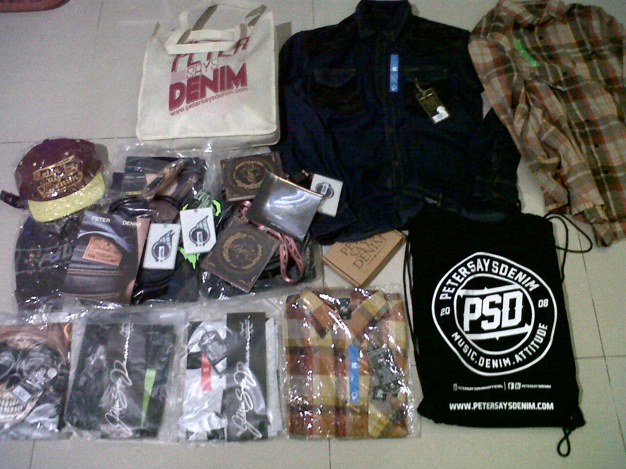 Ready Petersaysdenim ORIGINAL diskon 50%! tees,shirt,jacket,pants