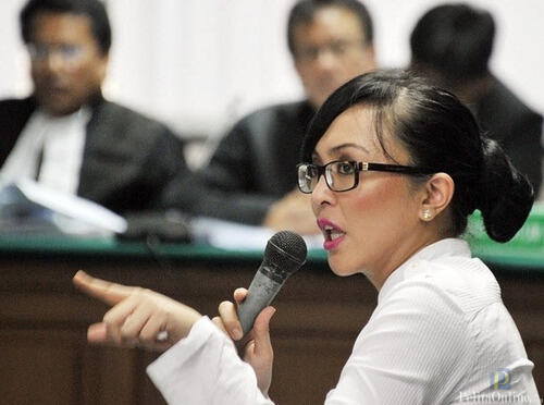 Angie Divonis 12 Tahun Penjara,SBY: 'Oh Demikian'