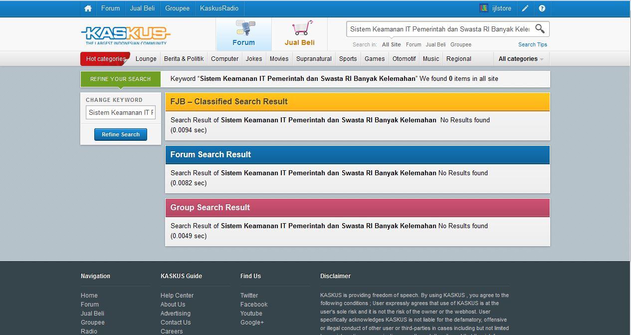 Sistem Keamanan IT Pemerintah dan Swasta RI Banyak Kelemahan