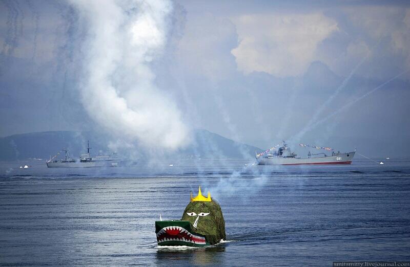 (Gambar) Rossiya Navy Day.