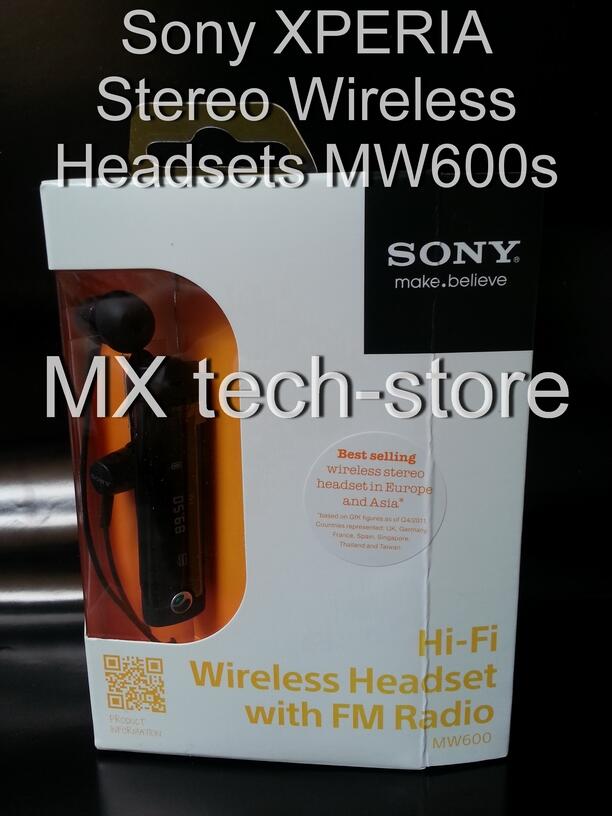 Sony XPERIA Stereo Wireless Headsets SBH52 SBH50 MW600s
