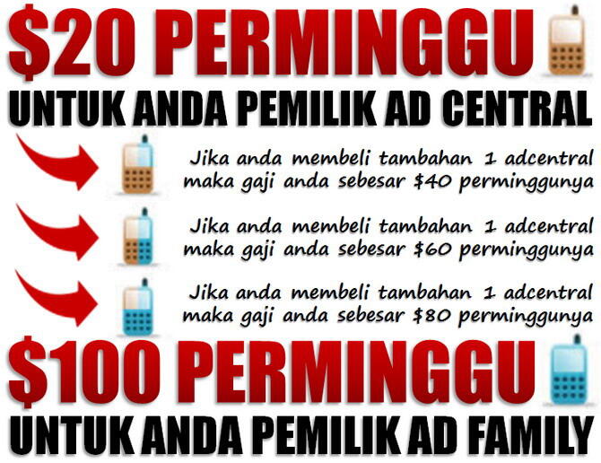 Hanya POSTING selama 1 menit perhari diGAJI PASTI $20 - $100/ minggu !! &#91;TELEXFREE&#93;