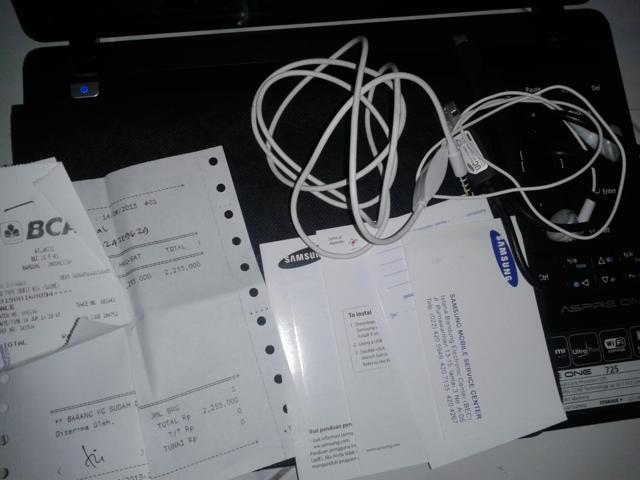 GALAXY ACE2 FULLSET GARANSI PANJANG