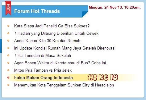 ~๑๑~Fakta Ala Makan Orang Indonesia.~๑๑~&#91;NGAKUH MASUK&#93;