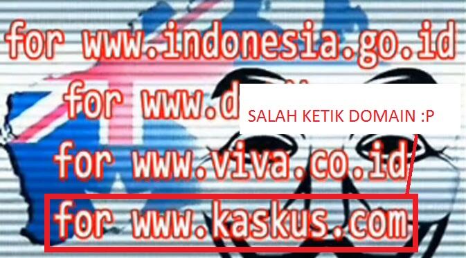 Kaskus jadi taget anonymous australia GANN!!