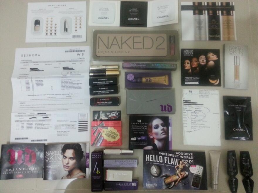 naked2,sephora, urbandecay,chanel,etc