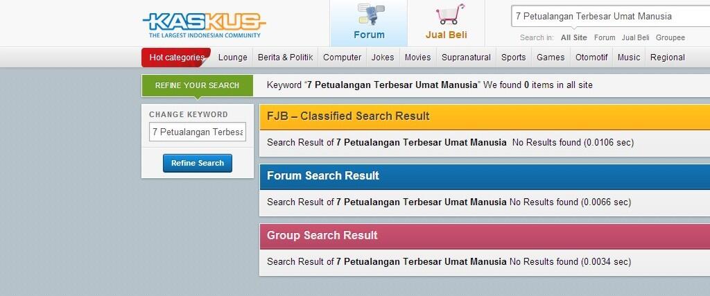 7 Petualangan Terbesar Umat Manusia