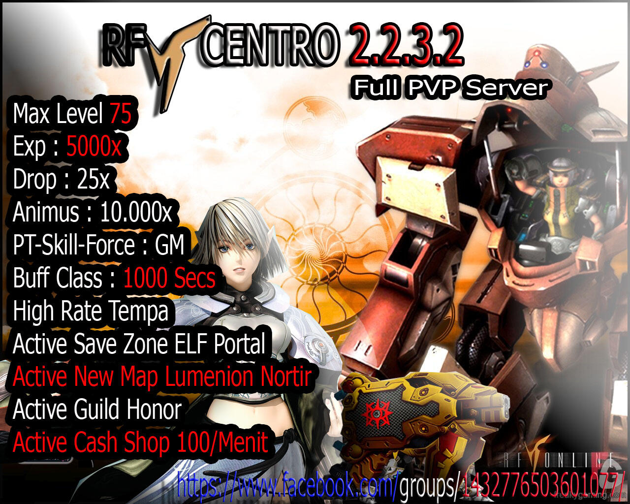 RF Centro 2232 Full PVP Server (UP 25 November 2013)