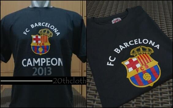 Kaos T-shirt Bola Barcelona &#91;FOOTIEHOLIC&#93;