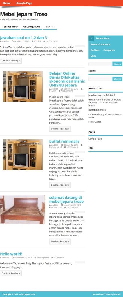 Review Web Toko Mebel