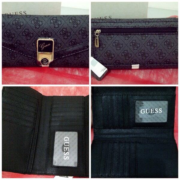 GUESS WALLET BLACK