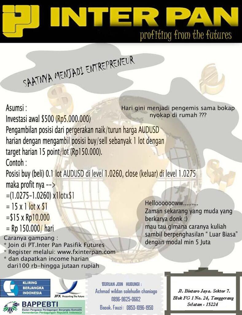 Peluang bisnis PT. inter pan