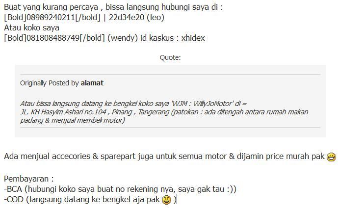 Surat Terbuka buat Sang Penipu-Leonard (ADDRESS DETECTED)