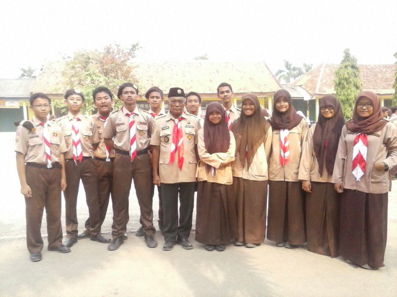 kegiatan upacara Pramuka kab karawang